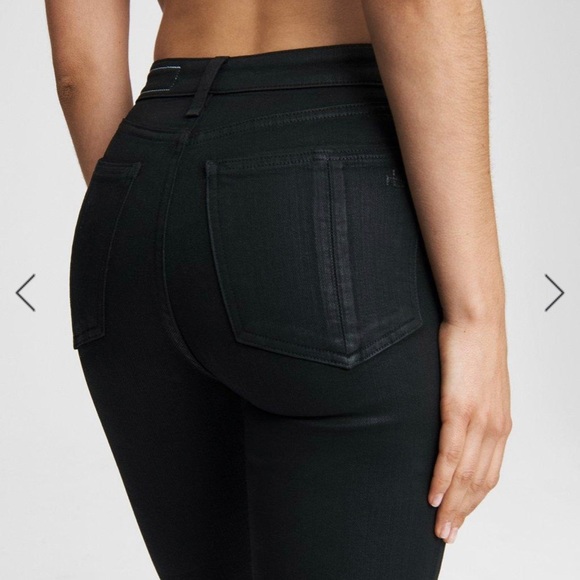 Rag & Bone Nina High Rise Coated Skinny Jeans - Picture 4 of 6